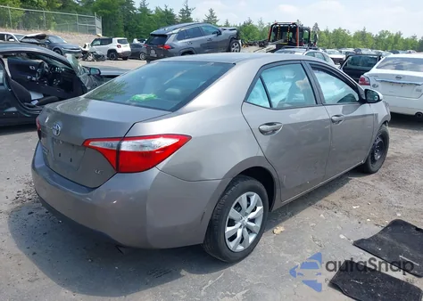 2016 Toyota Corolla Le z USA, uszkodzony, nr VIN 2T1BURHEXGC558715